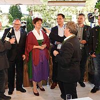 Präsentation Himbeersekt